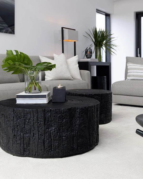 Artwood Black Log Coffee Table