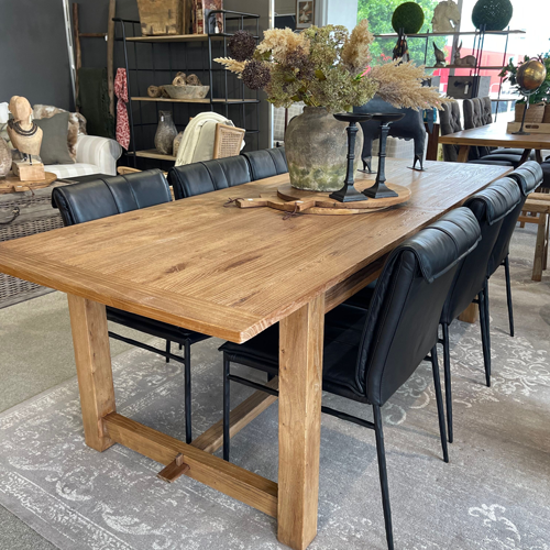 Loire Elm Dining Table - 240cm