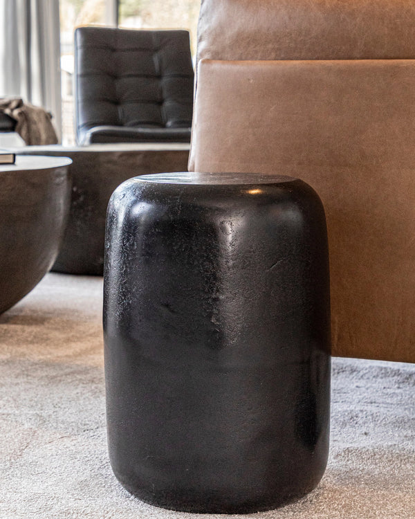 Artwood Lorenzo Side Table - Aged Black