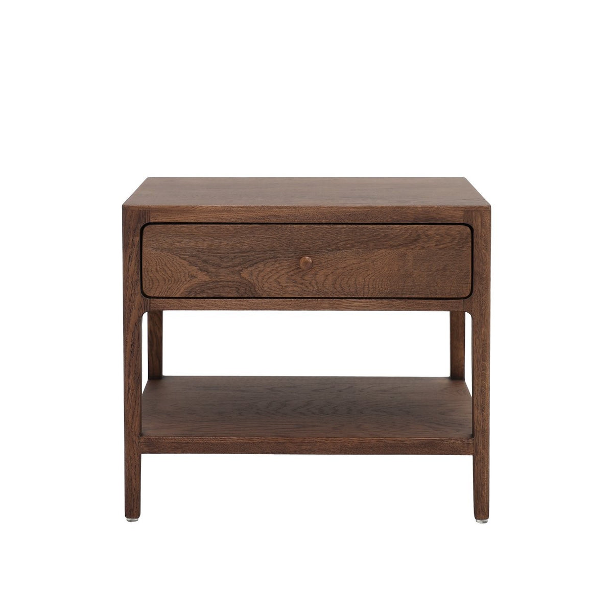 Lunde Bedside Table - Walnut
