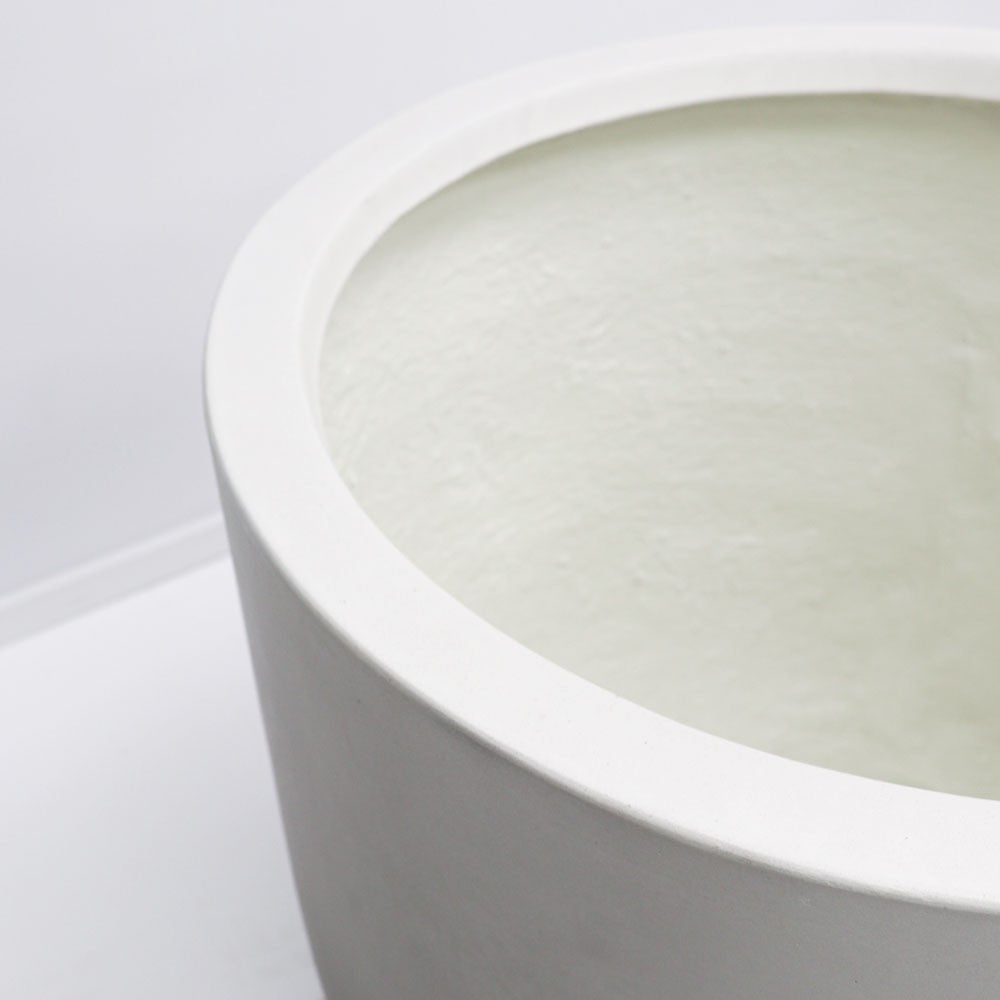 Mohaka White Outdoor Planter - Small