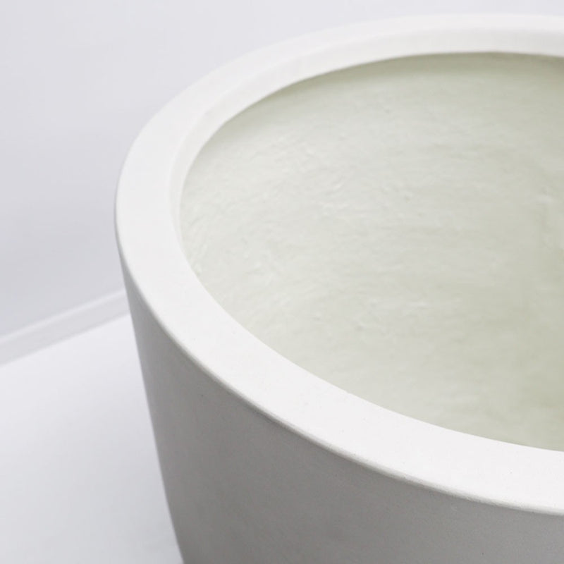 Mohaka White Outdoor Planter - Small