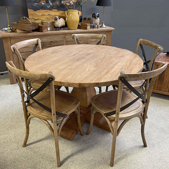 Madrid Round Dining Table - 120cm