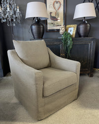 Maine Slipcover Armchair - Khaki