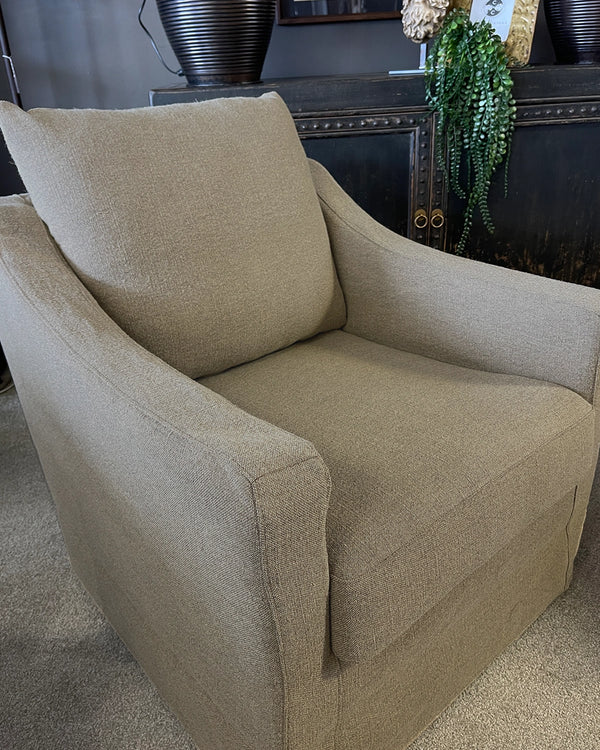 Maine Slipcover Armchair - Khaki