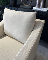 Maine Slipcover Armchair - Natural