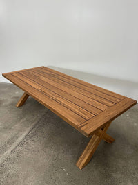 Mallorca Teak Outdoor Dining Table - 240cm