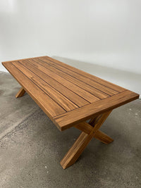 Mallorca Teak Outdoor Dining Table - 240cm