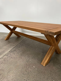 Mallorca Teak Outdoor Dining Table - 240cm