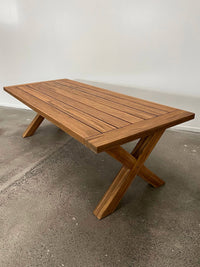 Mallorca Teak Outdoor Dining Table - 240cm