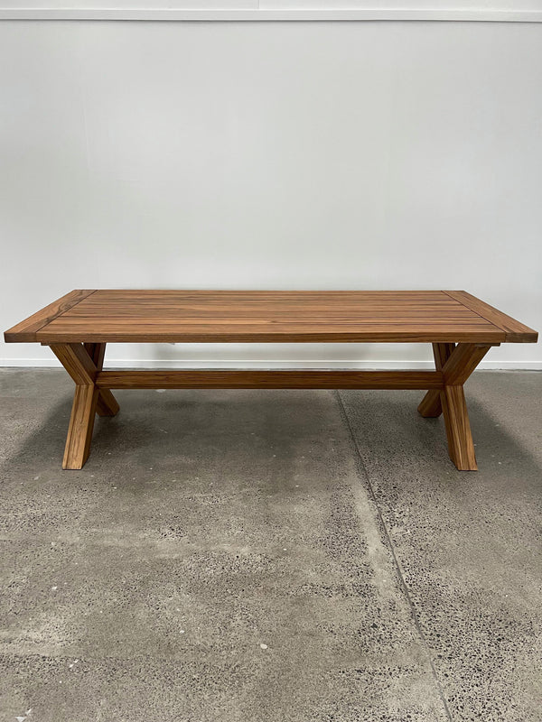 Mallorca Teak Outdoor Dining Table - 240cm