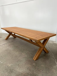Mallorca Teak Outdoor Dining Table - 300cm