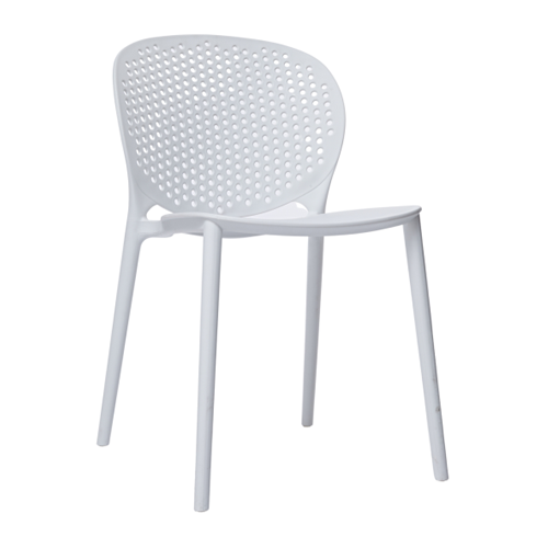 Malta White Outdoor Dining Chair