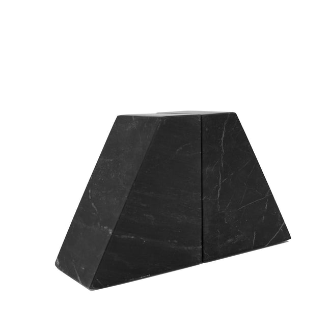 Marble Bookends - Black