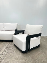 Marlo Outdoor Armchair - Aluminium + Sunbrella®