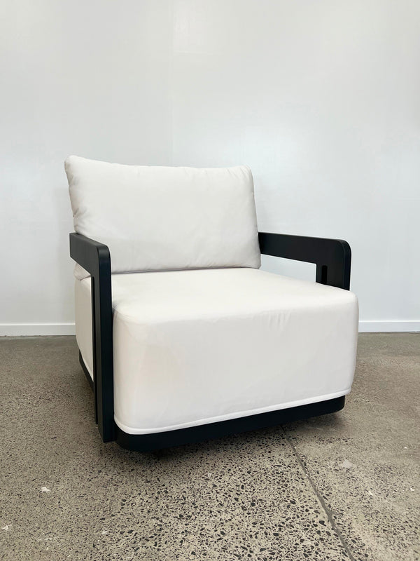 Marlo Outdoor Armchair - Aluminium + Sunbrella®