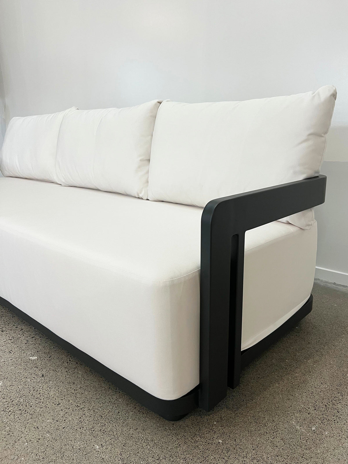 Marlo Outdoor 3 Seater Sofa - Aluminium + Sunbrella®