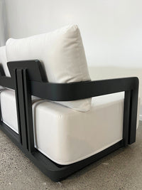 Marlo Outdoor 3 Seater Sofa - Aluminium + Sunbrella®