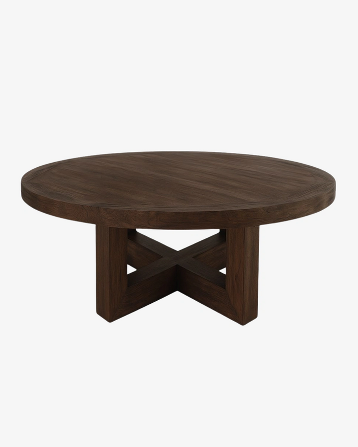 Marlow Round Coffee Table - Walnut