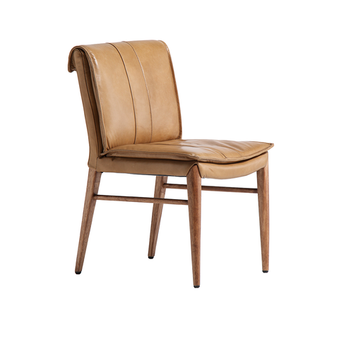 Carson Dining Chair - Black Leather