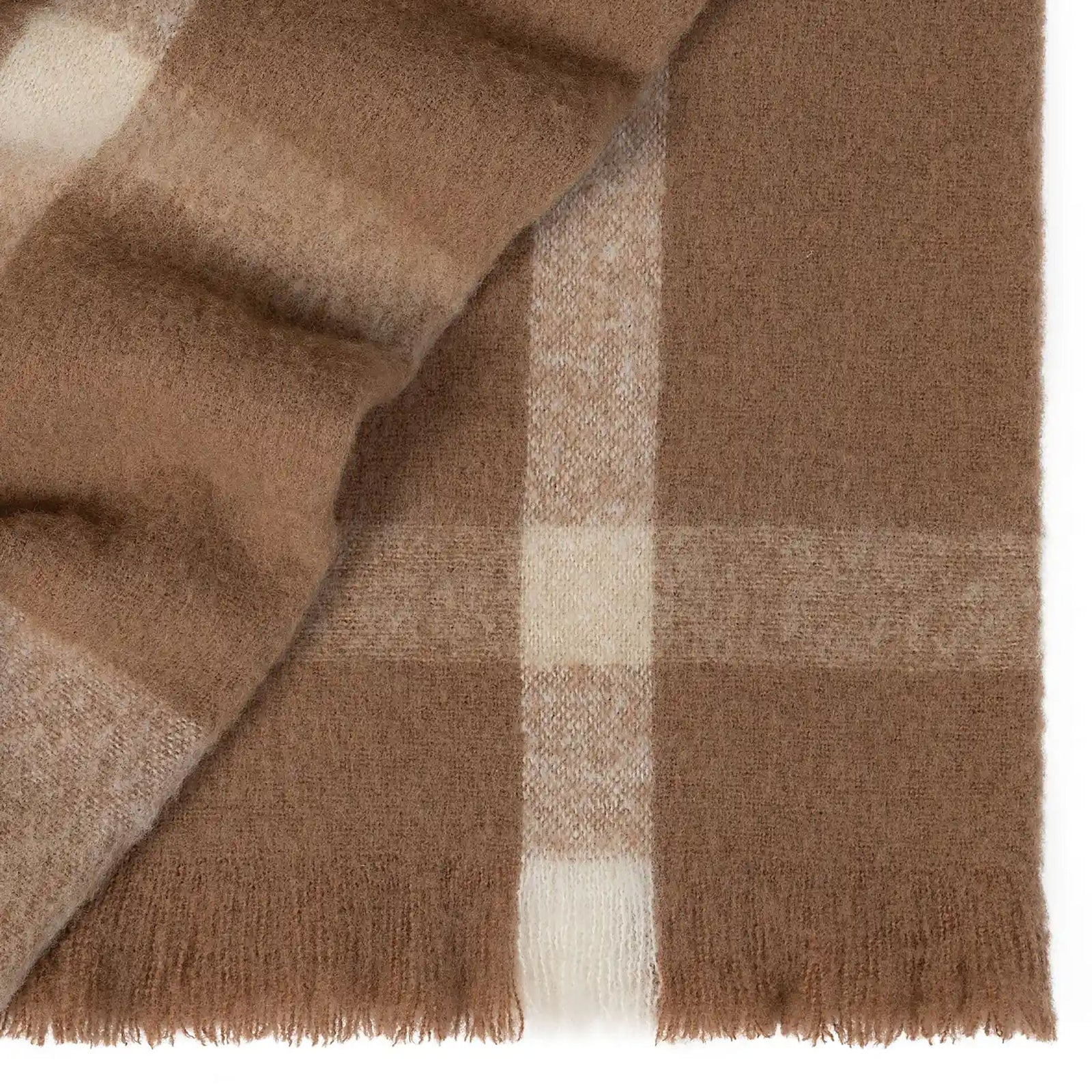 Weave Mayfield NZ Wool Throw - Cinnamon