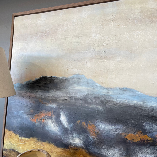 Providence Canvas Print with Hand Painting