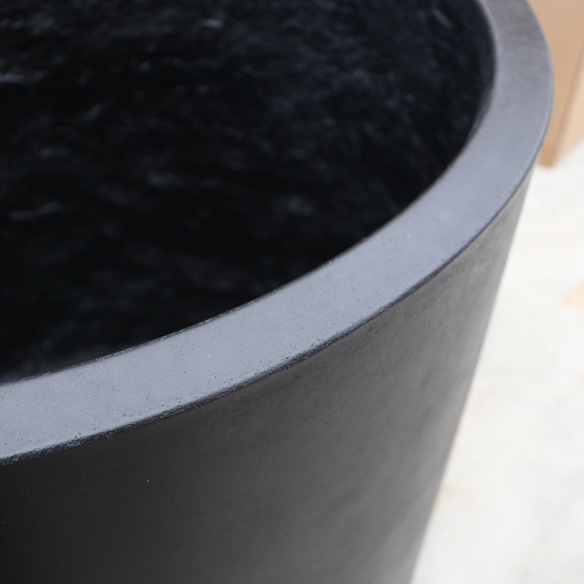 Mikonui Black Outdoor Planter - Small