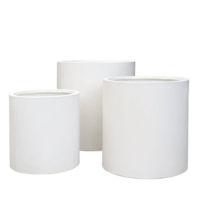 Mikonui White Outdoor Planter - Small