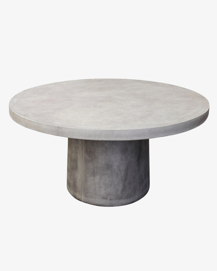 Milazzo Round Concrete Outdoor Table - 150CM