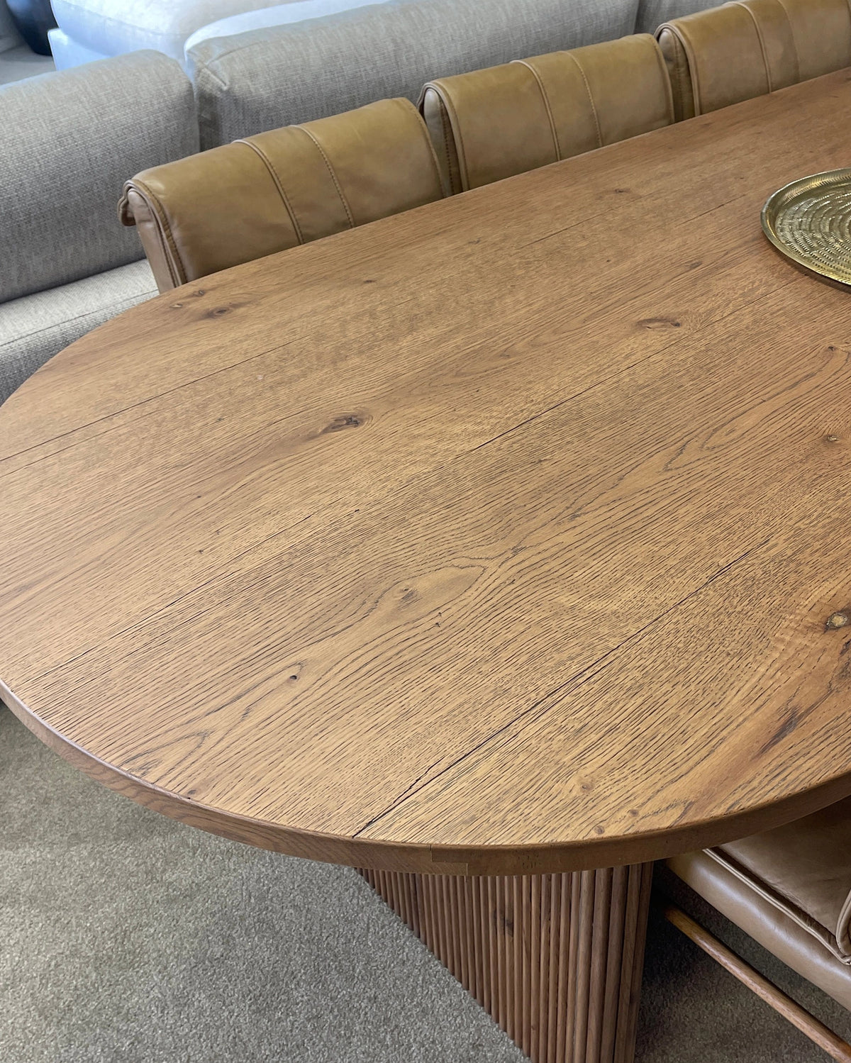 Monaco Oval Dining Table - 249cm