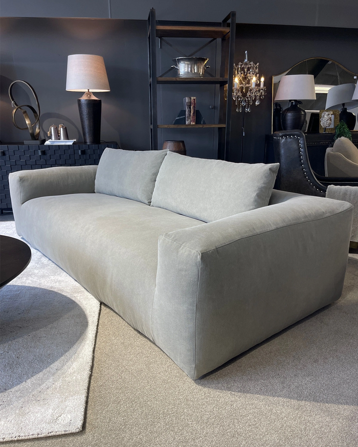 Montana 3.5 Seater Slipcover Sofa - Washed Green