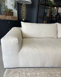 Montana 3.5 Seater Slipcover Sofa - Natural