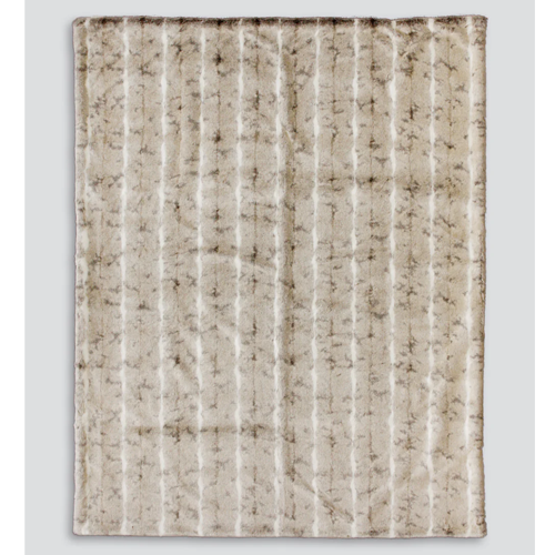 Heirloom NZ Made Faux Fur Throw -  150x220cm - Mountain Rabbit