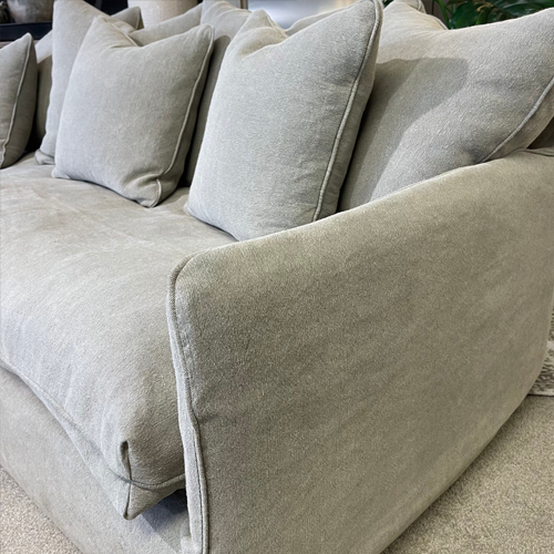 Napa 3 Seater Slipcover Sofa - Khaki