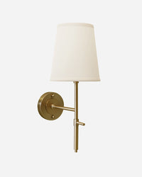 New York Wall Light Sconce - Antique Brass