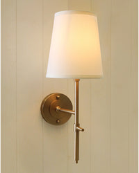 New York Wall Light Sconce - Antique Brass