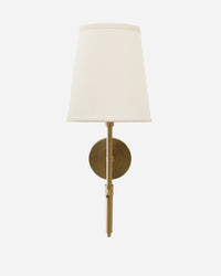 New York Wall Light Sconce - Antique Brass