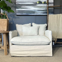 Noosa Linen Slip Cover Armchair - Natural