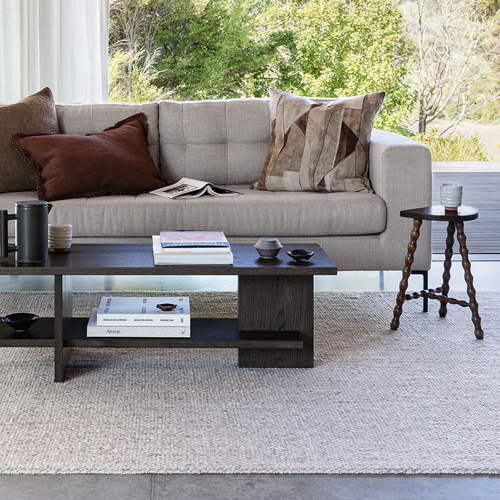 Baya Omaha Floor Rug - Pebble - 300cm x 400cm