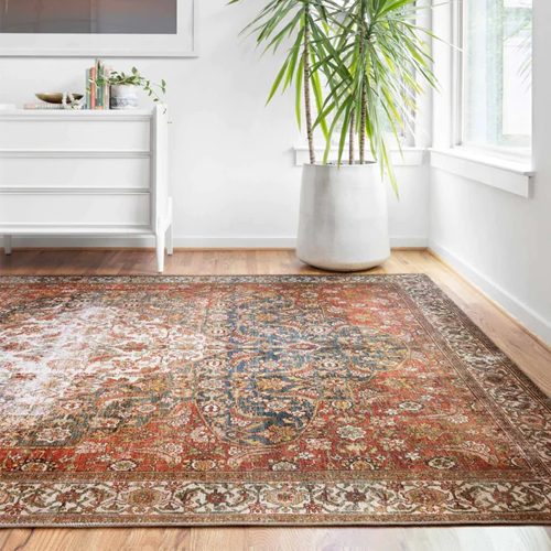 Loloi Layla Floor Rug - Ocean / Multi - 76CM x 198CM Runner