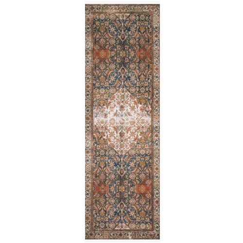 Loloi Layla Floor Rug - Ocean / Multi - 76CM x 198CM Runner