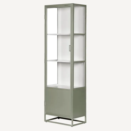 Cole Display Cabinet - Single - Olive