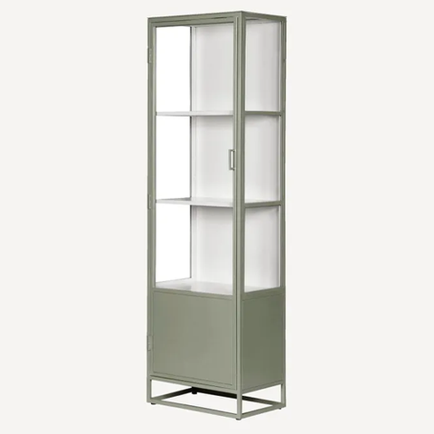 Matrix Metal Glass Cabinet