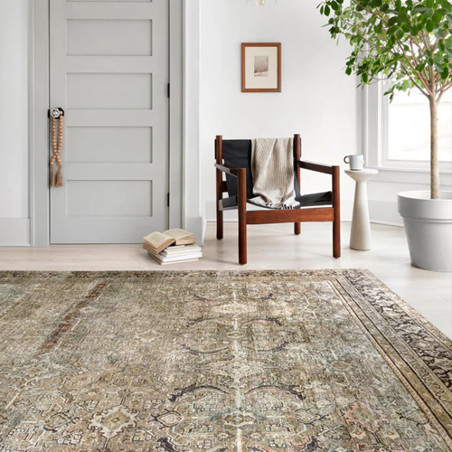 Loloi Layla Floor Rug - Olive/Charcoal - 1.07 X 1.68M