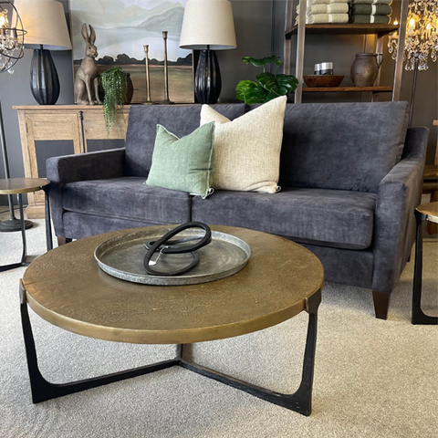 Saltza Round Coffee Table - Black