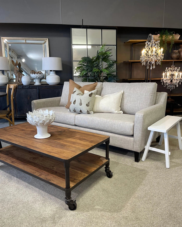 Omaha 3 + 2.5 Seater Lounge Suite - Nixon Fabric - NZ Made