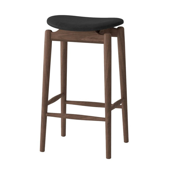 Oslo Oak Barstool - Walnut with Leather