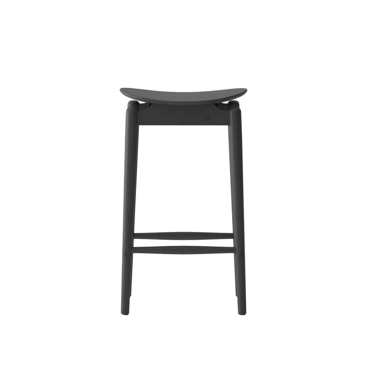 Oslo Oak Barstool - Black
