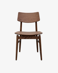 Oslo Dining Chair - Solid Oak/Walnut