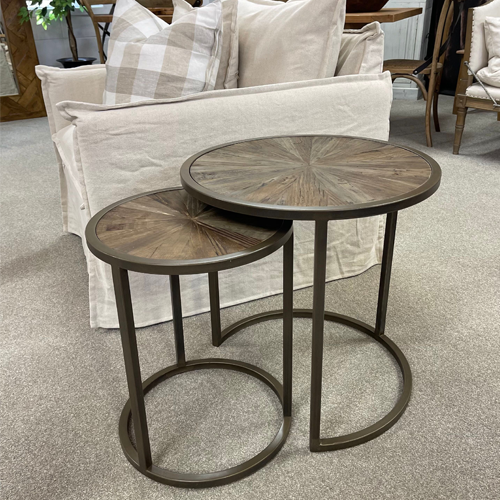 Pearson Round Side Tables - Nest of 2